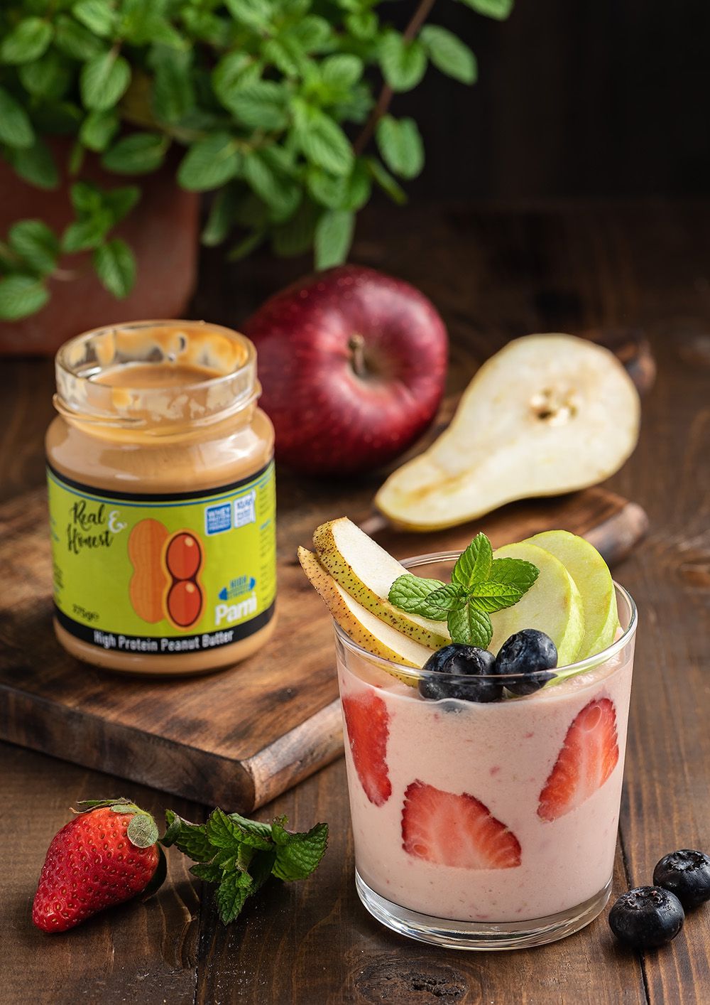 High Protein Smoothie with Peanut Butter - Real n Honest